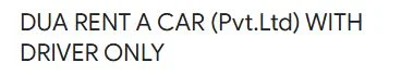 Dua Rent a Car